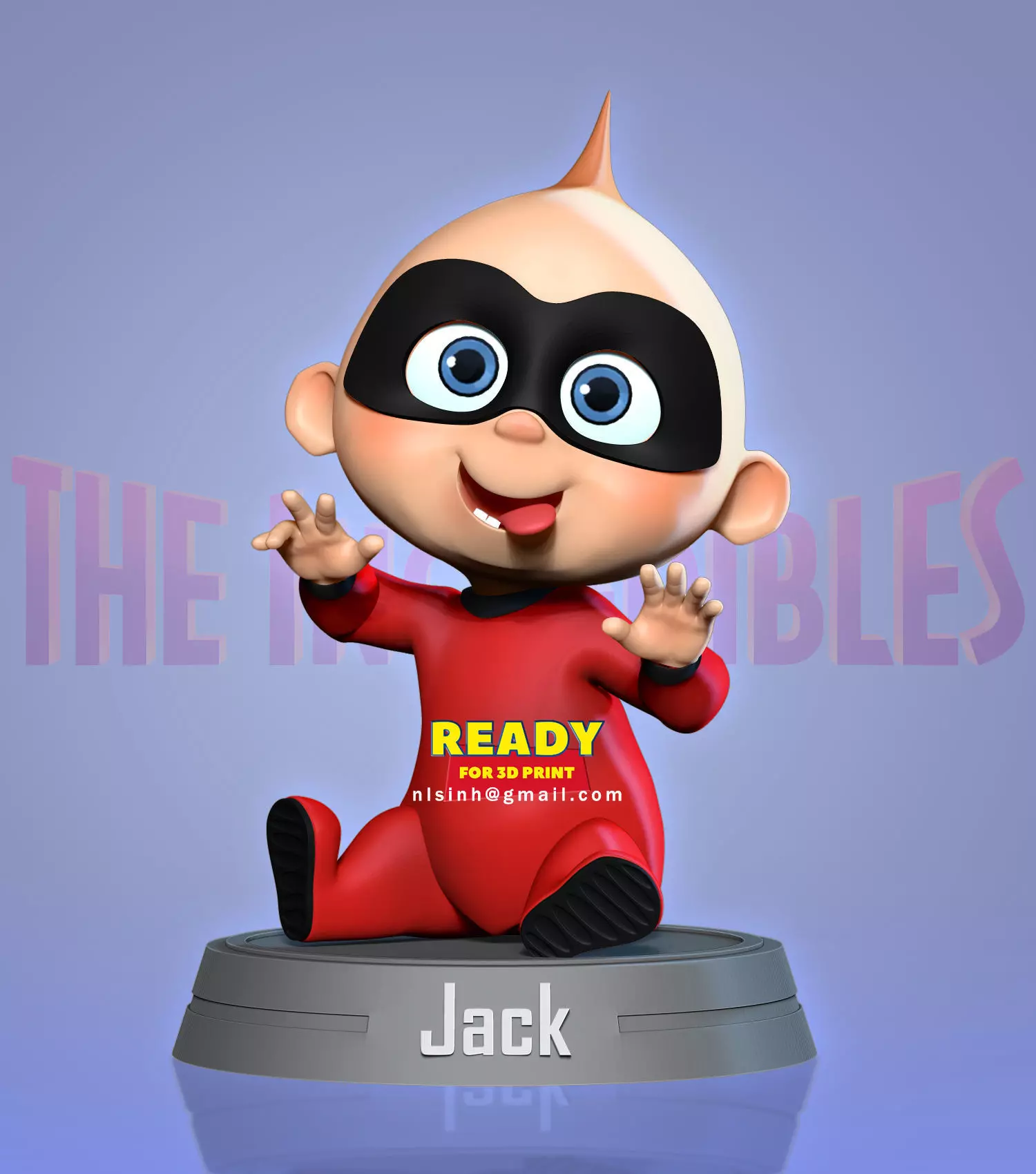 Jack-Jack Parr - Incredibles Fanart 3D print model_0