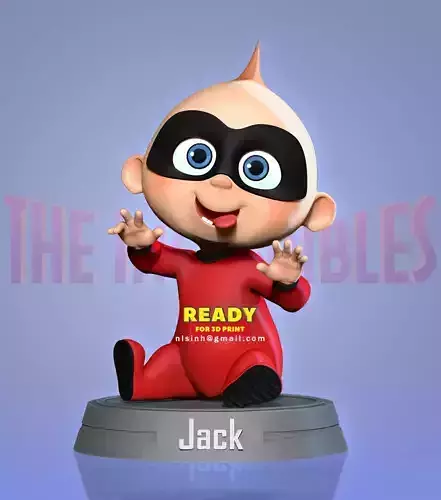 Jack-Jack Parr - Incredibles Fanart 3D print model