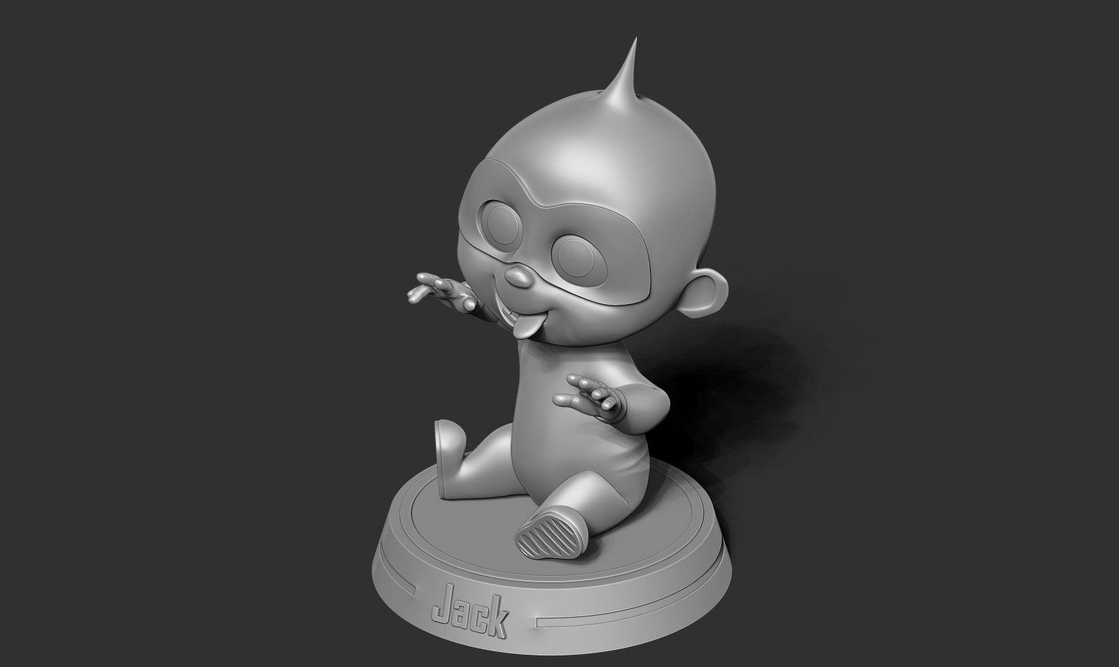Jack-Jack Parr - Incredibles Fanart 3D print model_17