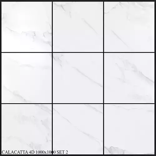Peronda Calacatta 4D 1000x1000 Set 2