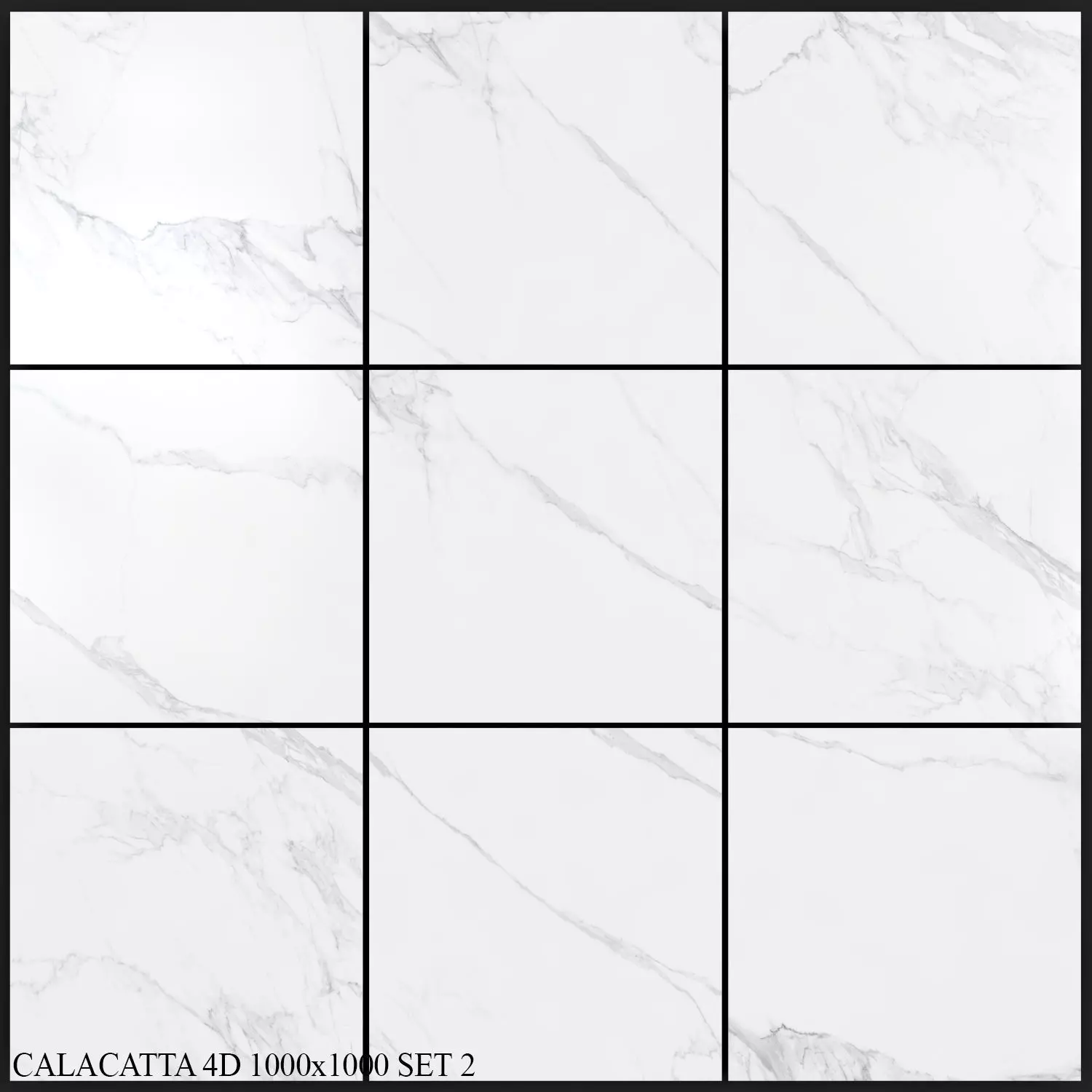 Peronda Calacatta 4D 1000x1000 Set 2 3D model_0