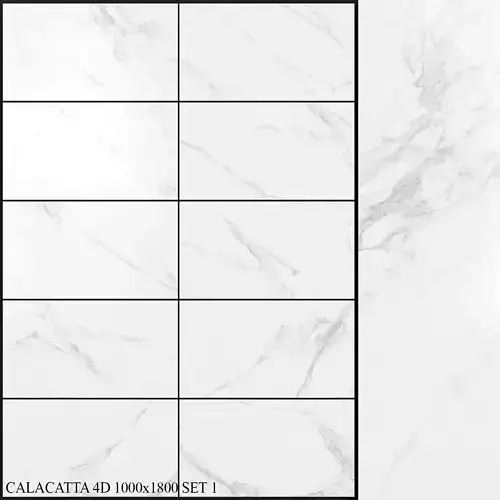 Peronda Calacatta 4D 1000x1800 Set 1