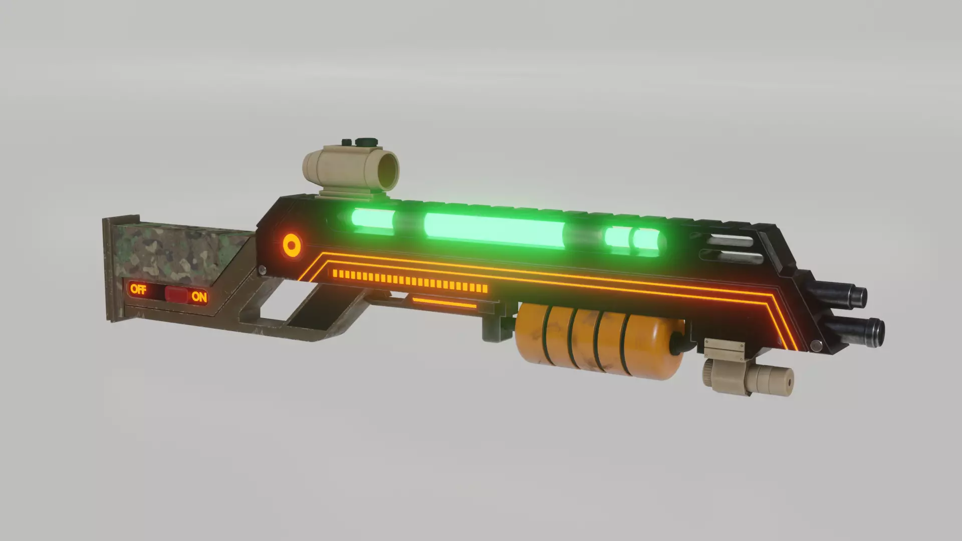 Concept Rifle Free 3D model