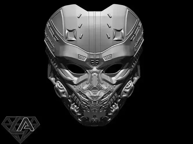 Cyber Invader SCI-FI Warrior custom mask