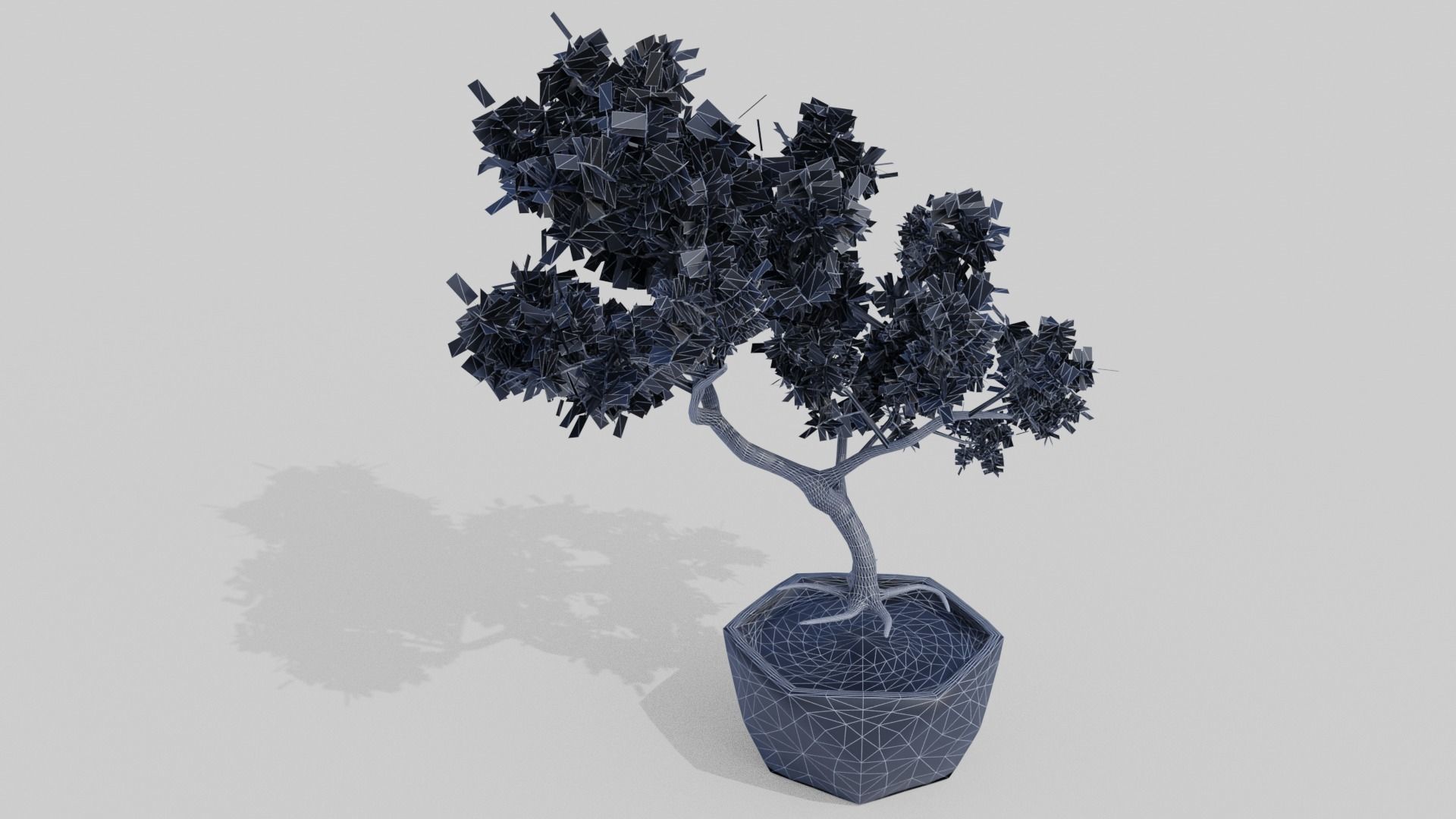 Bonsai Tree Low-poly 3D model_6
