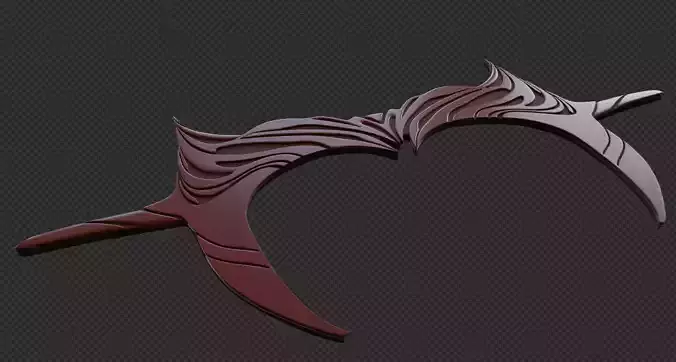WandaVision Scarlett witch headband for printing