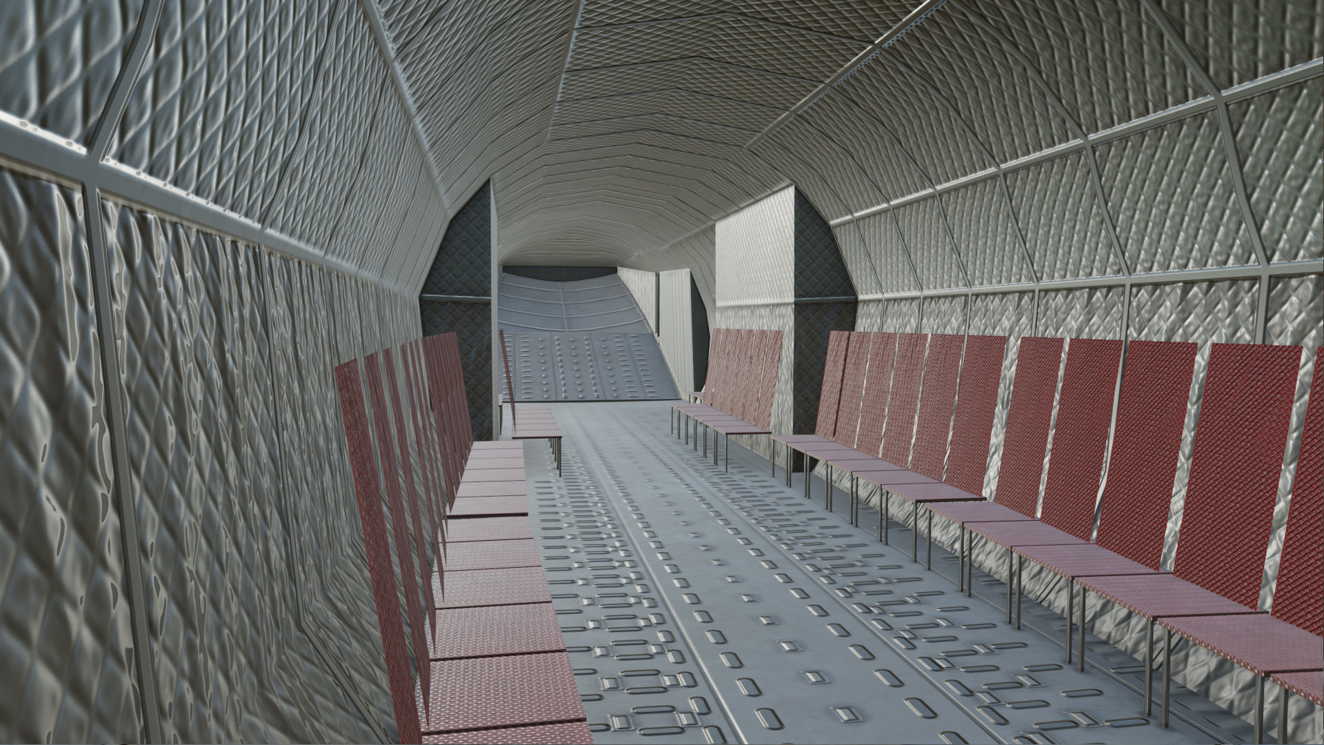 C130 Super Hercules Low-poly 3D model_21