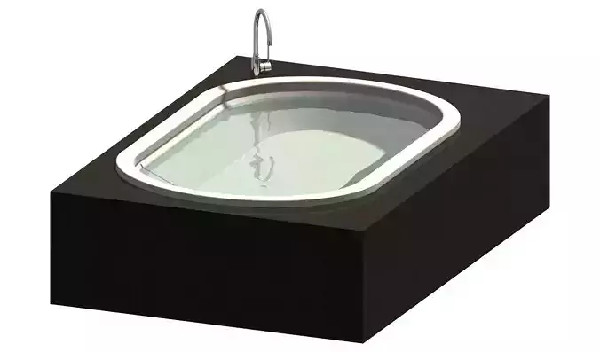 bath with water