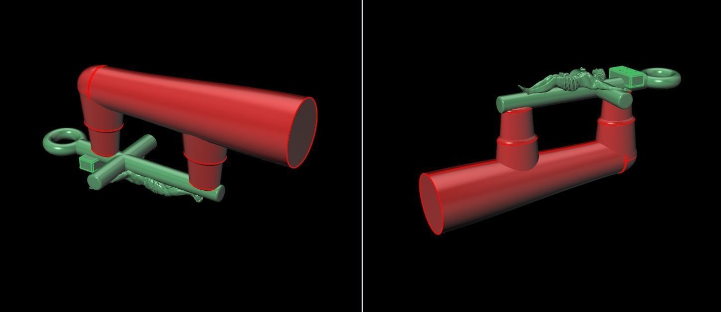 JESUS CROSS PENDANT SMALL SIZE 3D print model_11