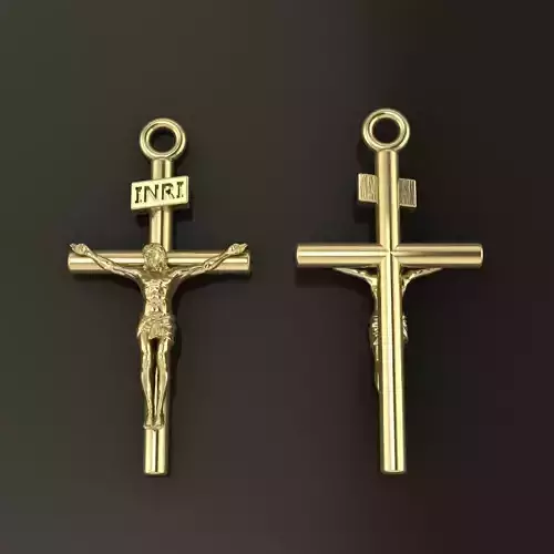 JESUS CROSS PENDANT LARGE SIZE 