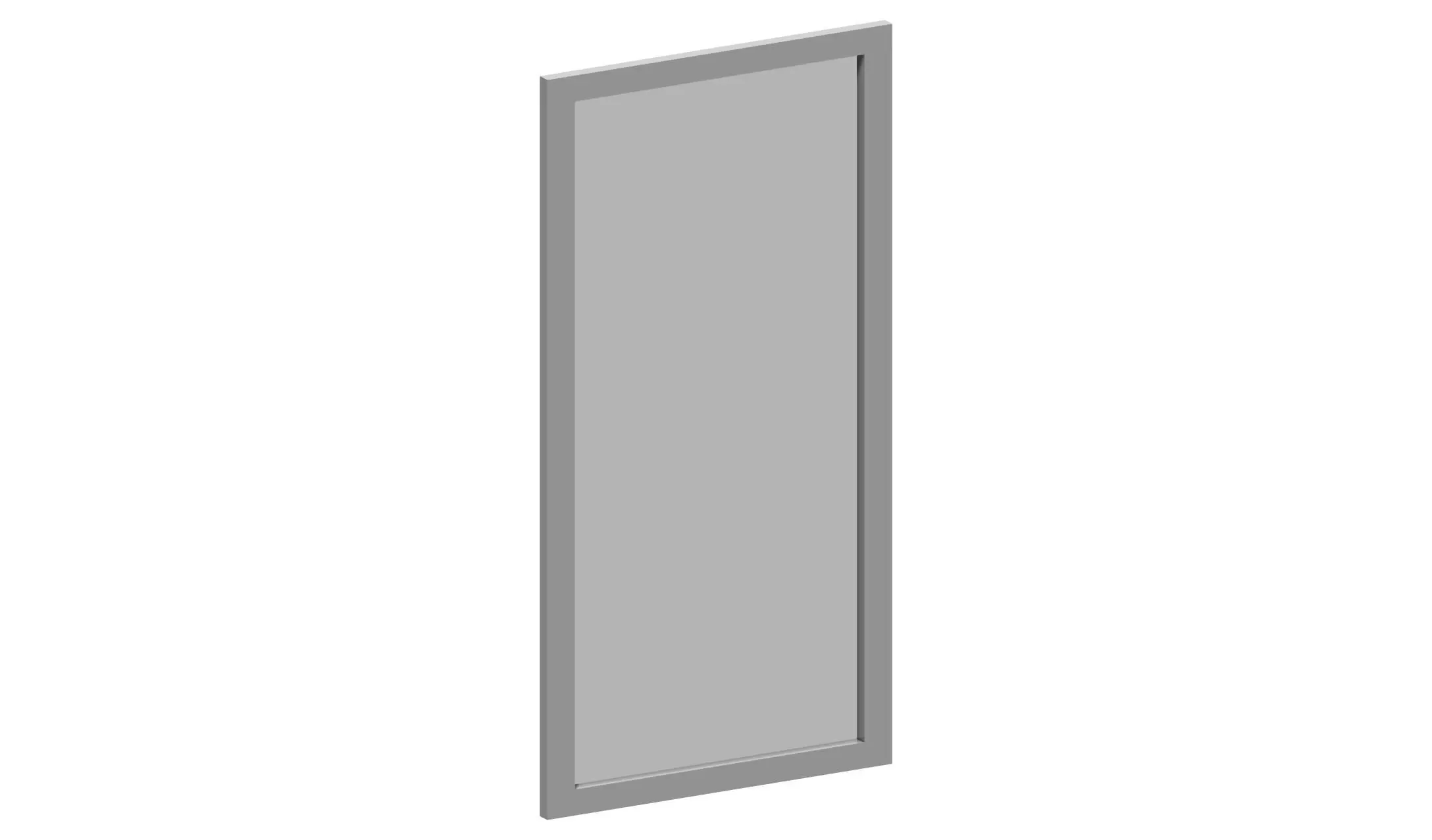 Glass door Free 3D model