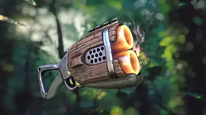 Gameready  Stylized shotgun 