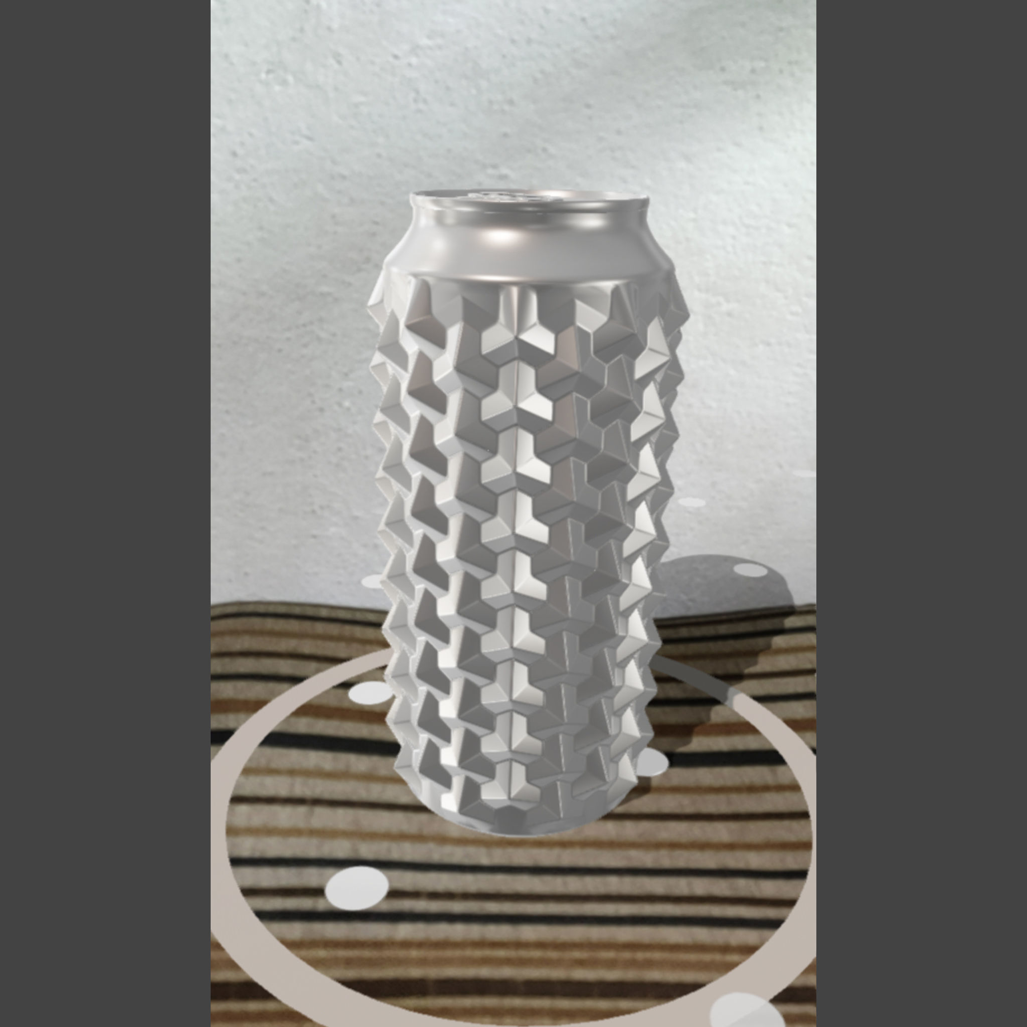 Can Art 4 Low-poly 3D model_5