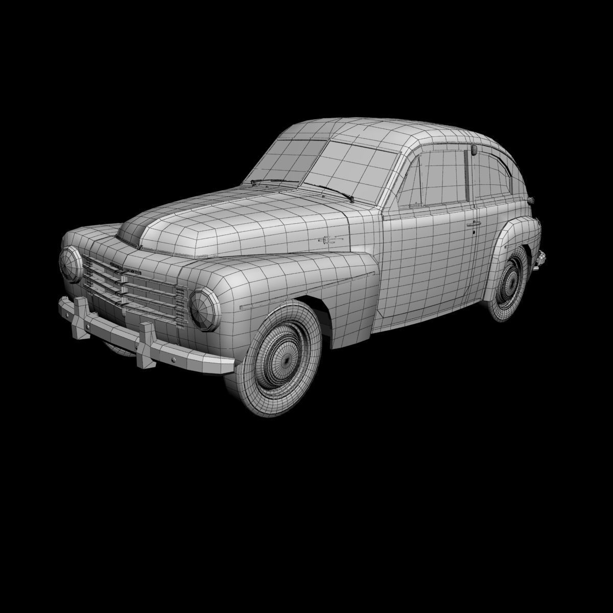 Volvo PV444 Coupe 3D model_13