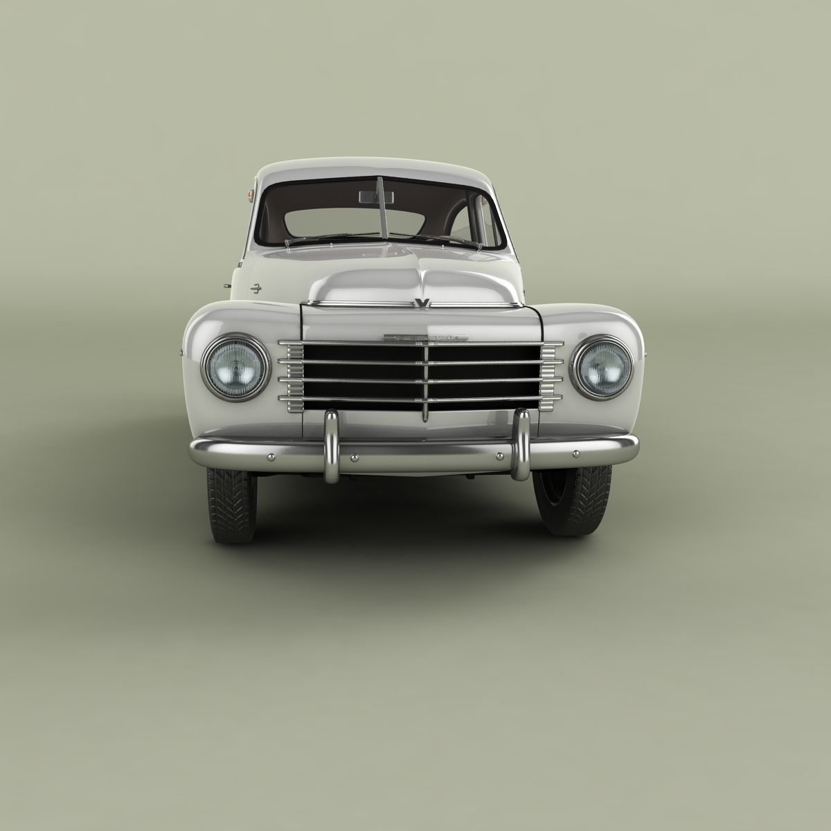 Volvo PV444 Coupe 3D model_4
