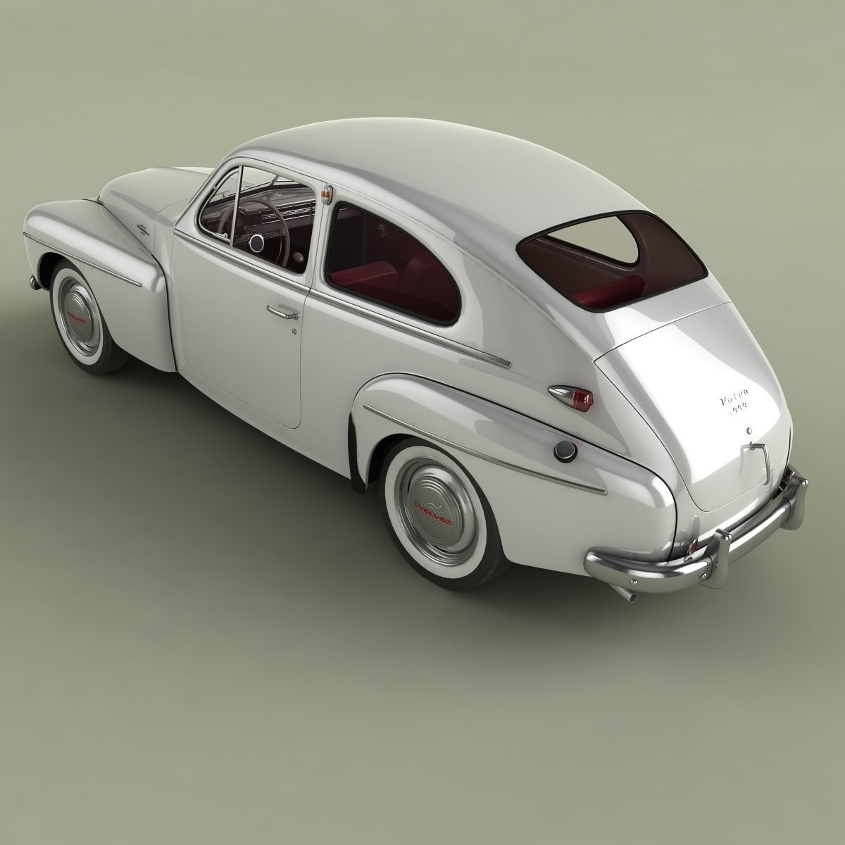 Volvo PV444 Coupe 3D model_7