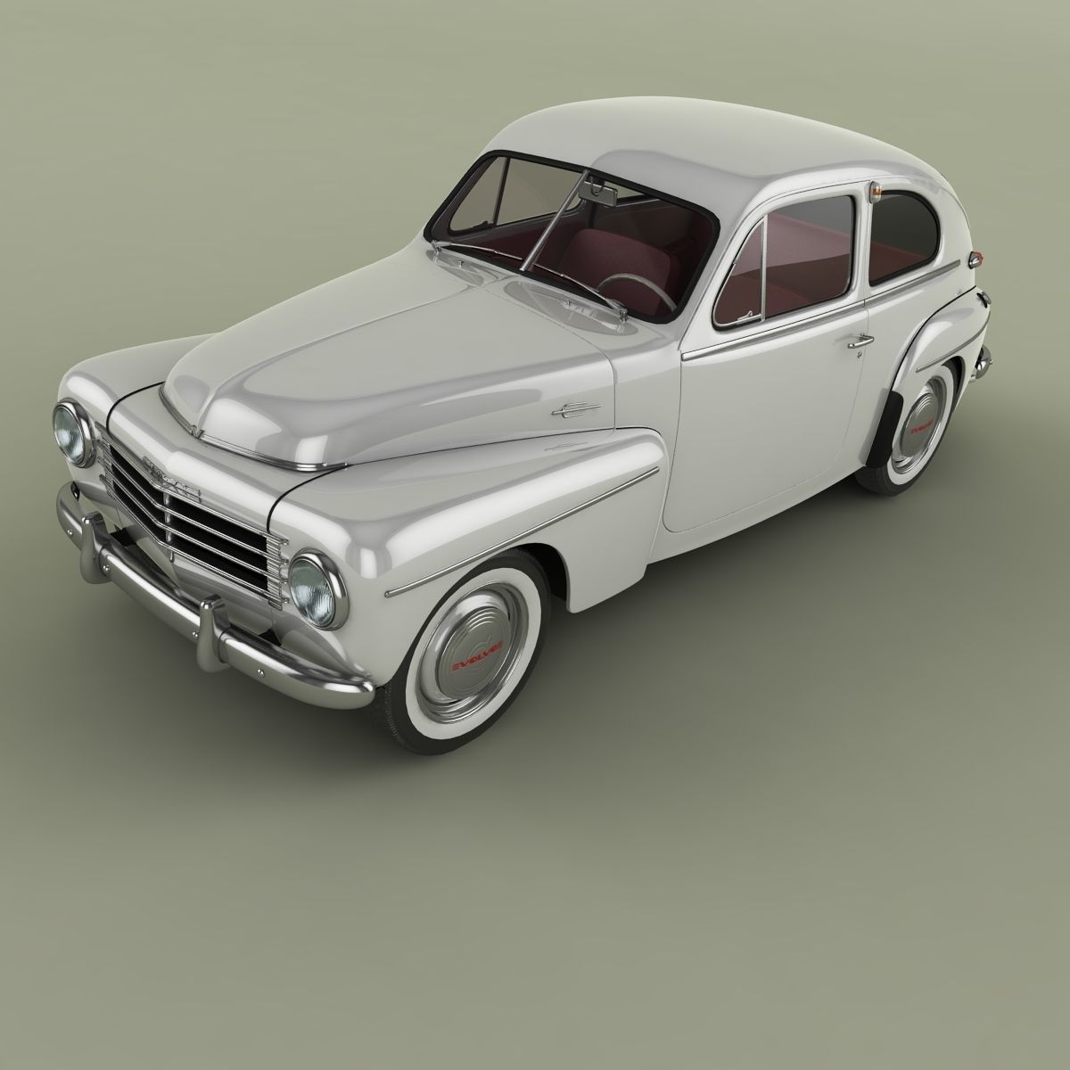 Volvo PV444 Coupe 3D model_5