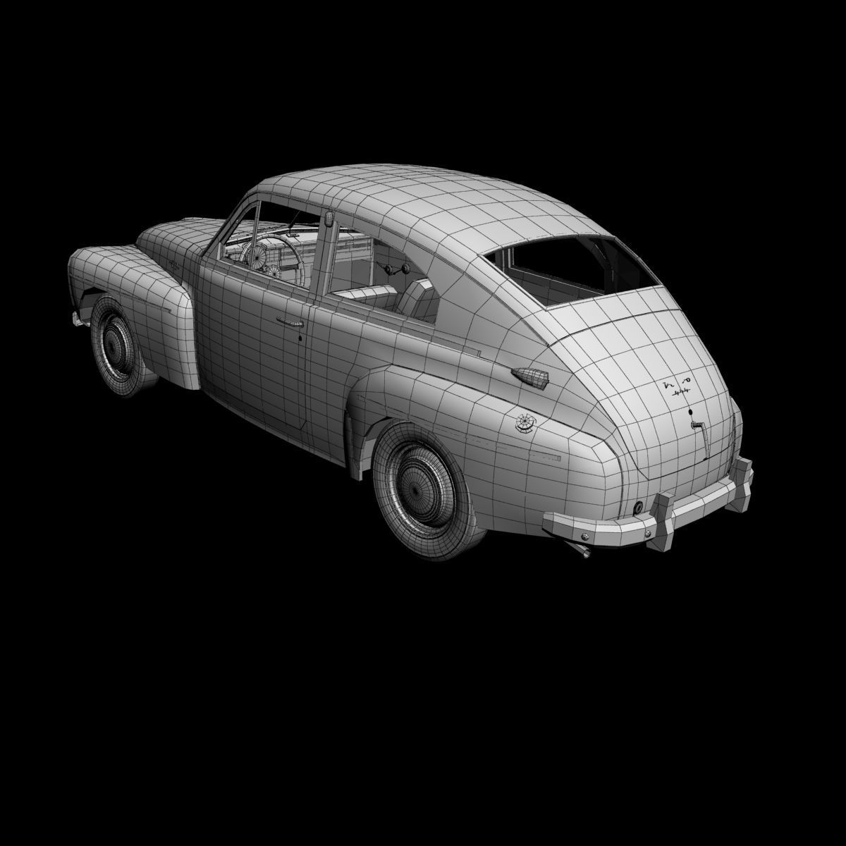 Volvo PV444 Coupe 3D model_15