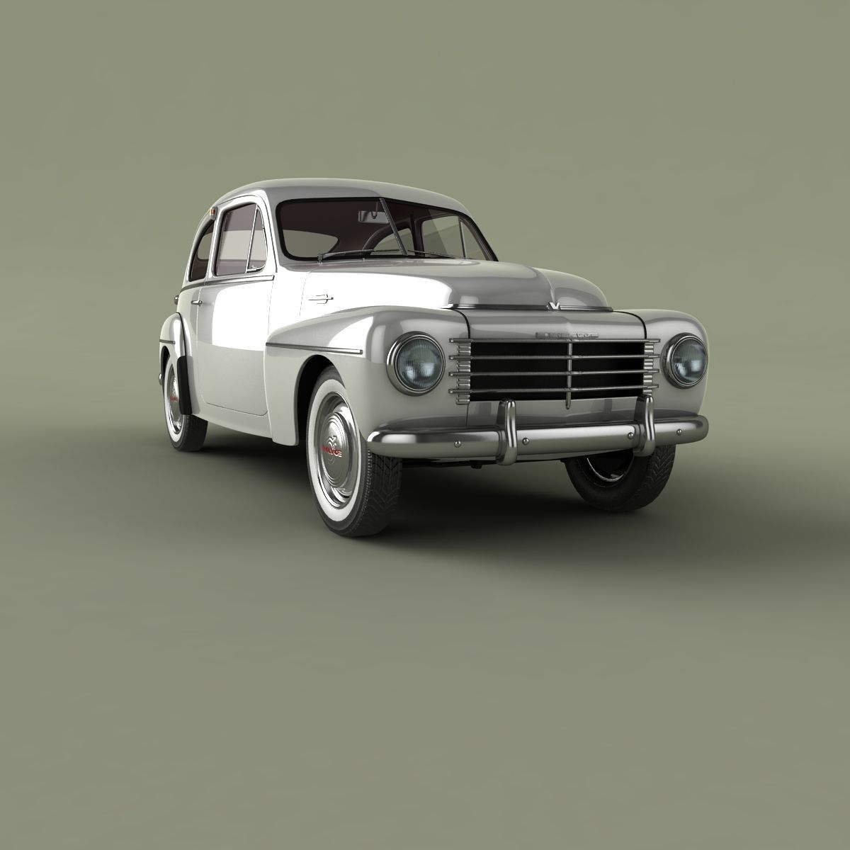 Volvo PV444 Coupe 3D model_9