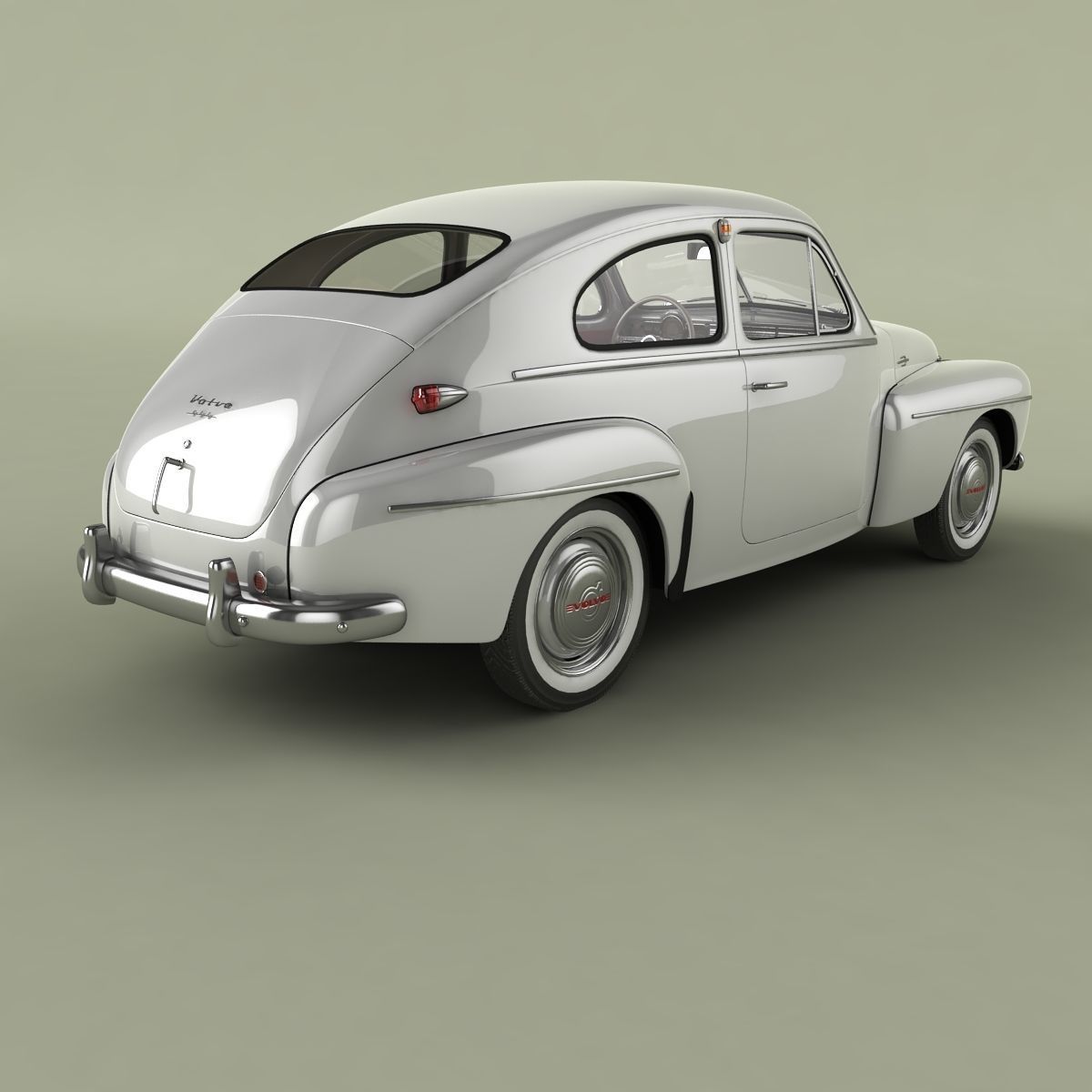 Volvo PV444 Coupe 3D model_2