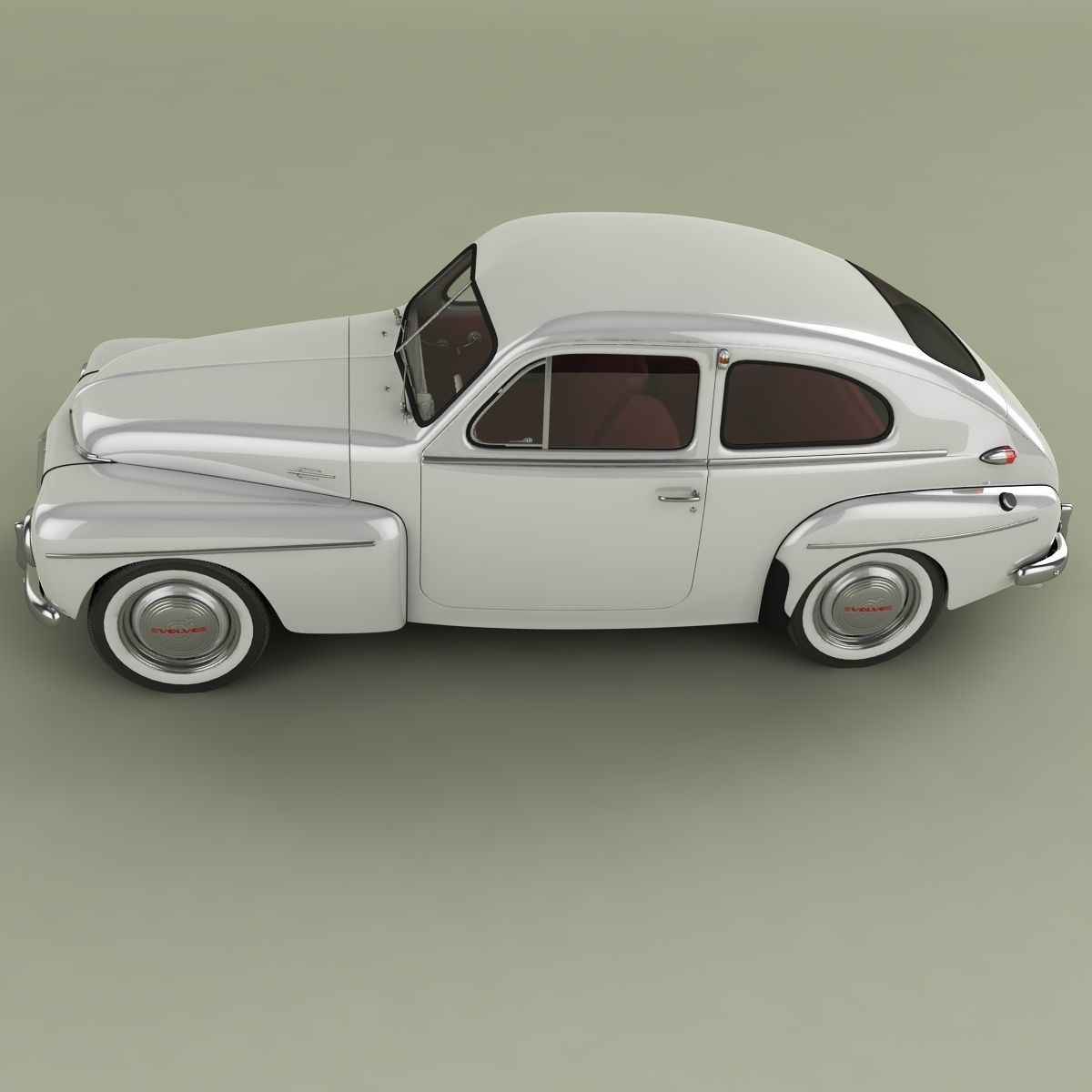 Volvo PV444 Coupe 3D model_6