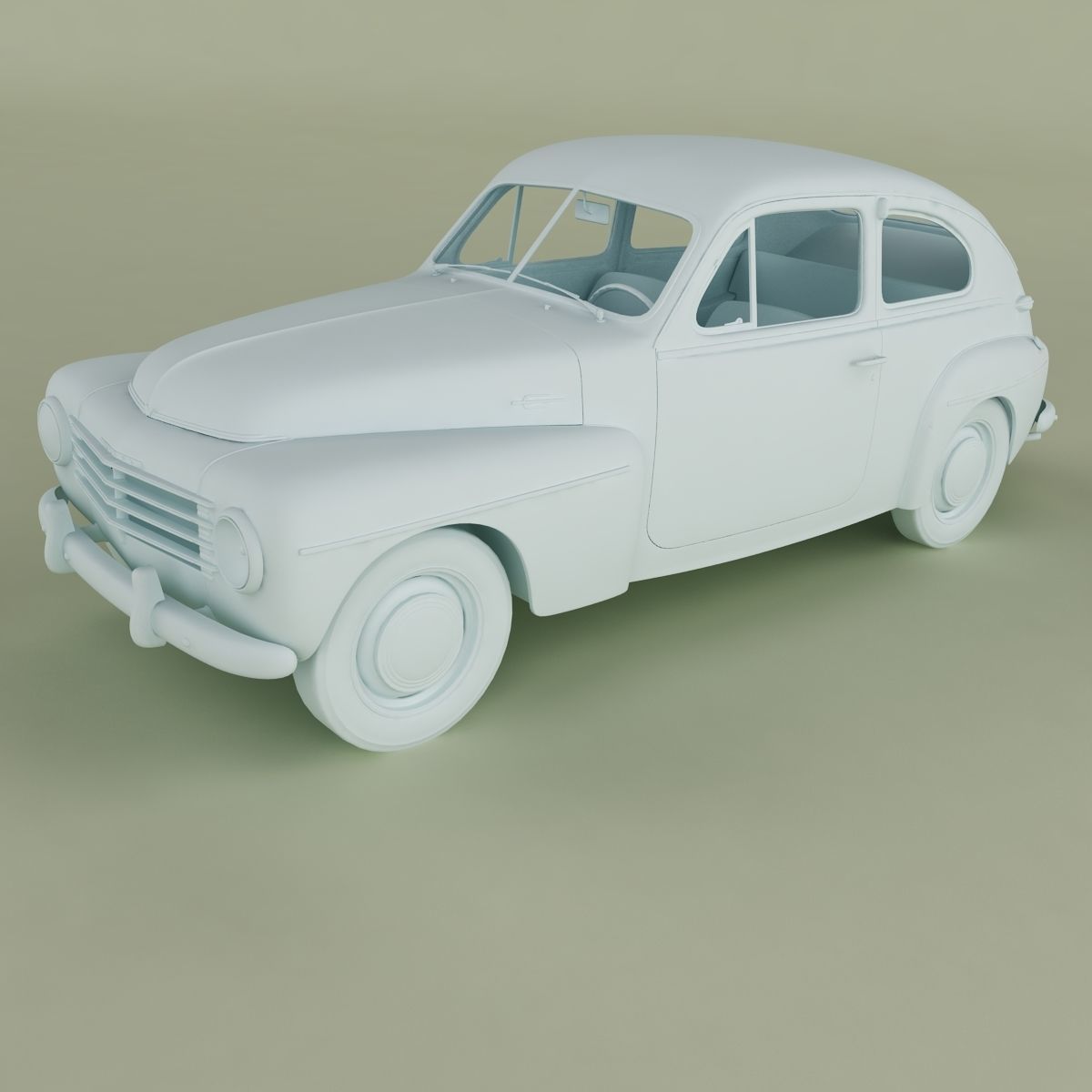 Volvo PV444 Coupe 3D model_10