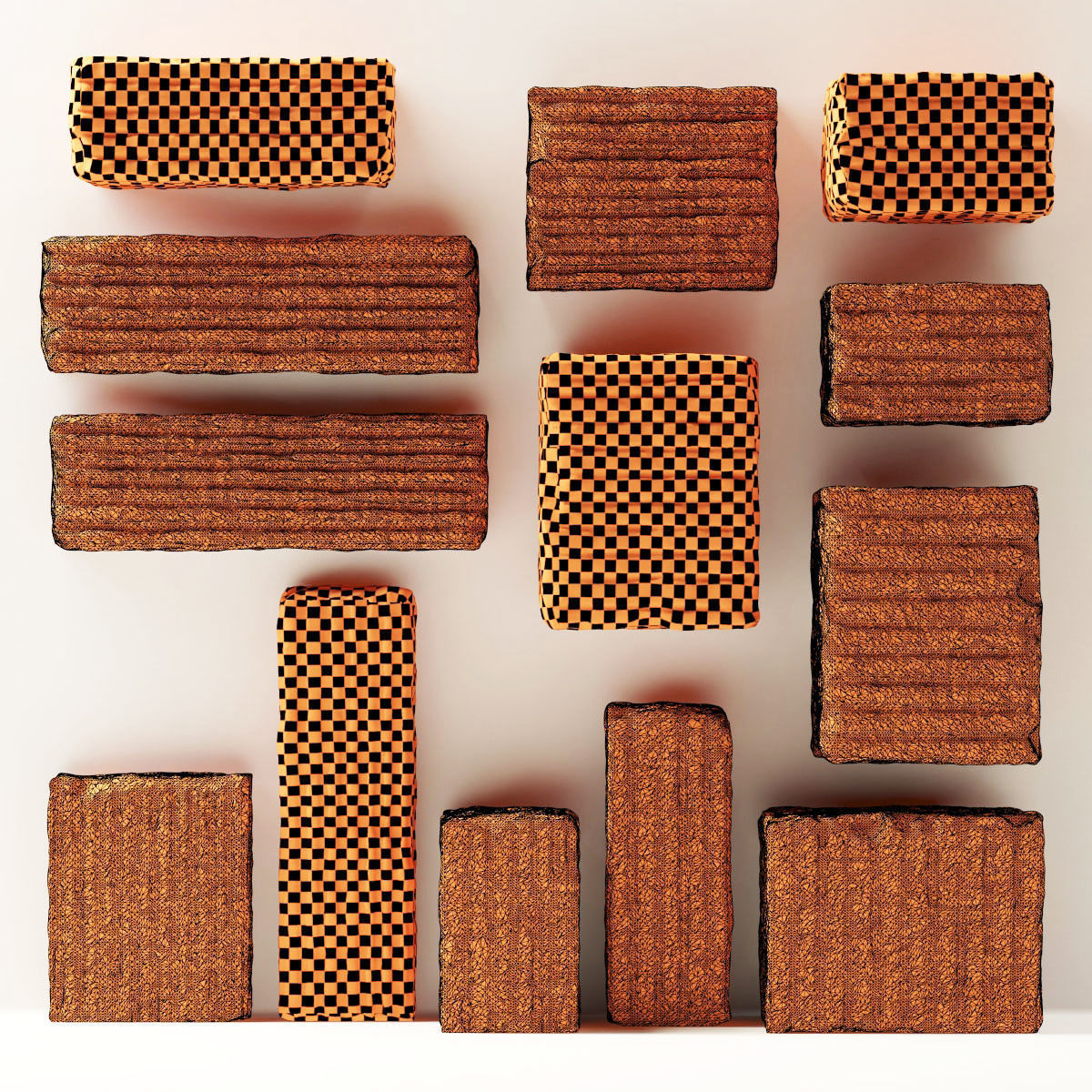 Slab decor hole facture n1 3D model_7