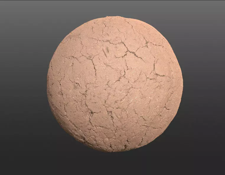 Cracked Mud Wall 4k Pbr Texture Texture_0