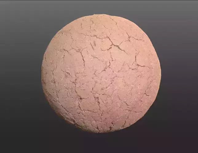 Cracked Mud Wall 4k Pbr Texture