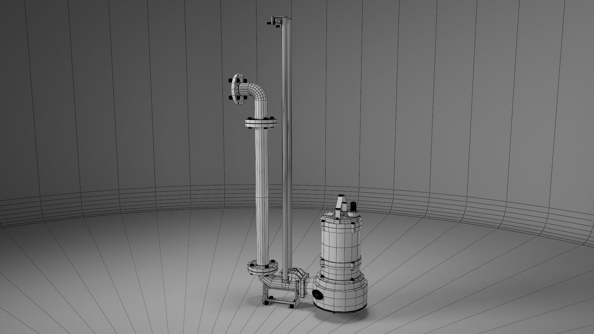 Sewage Pump 3D model_7