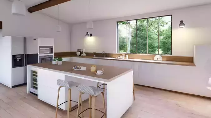 Cuisine Design- Kitchen Design 3D model