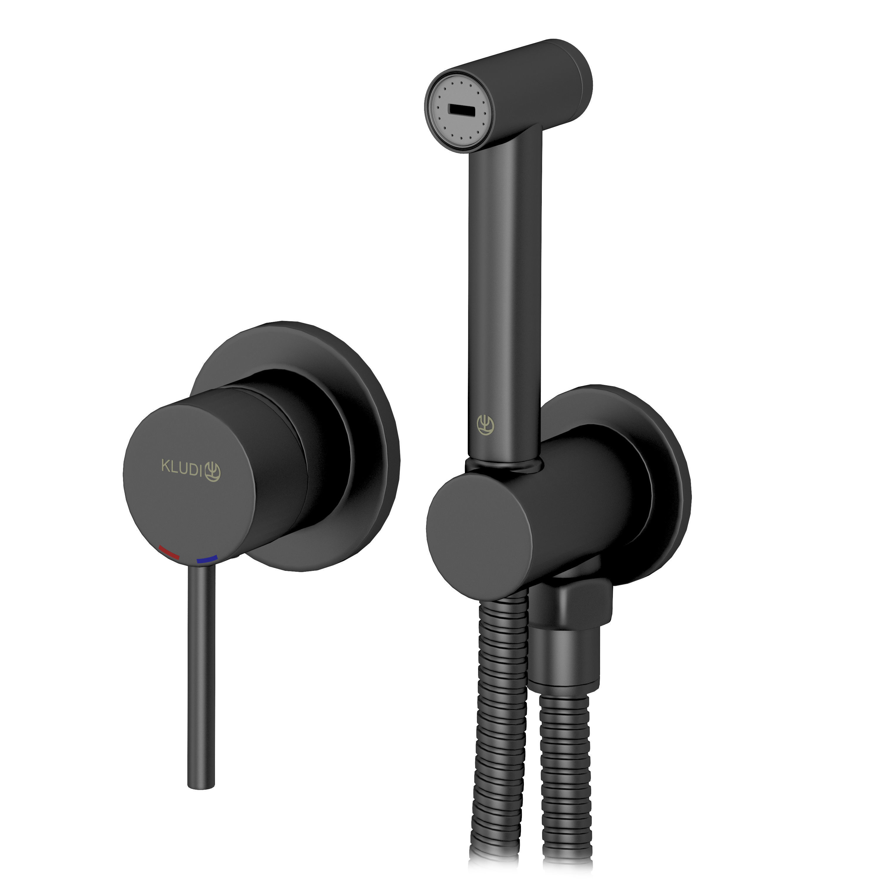 Kludi set 2 Bozz with adjustable watering can 3D model_2