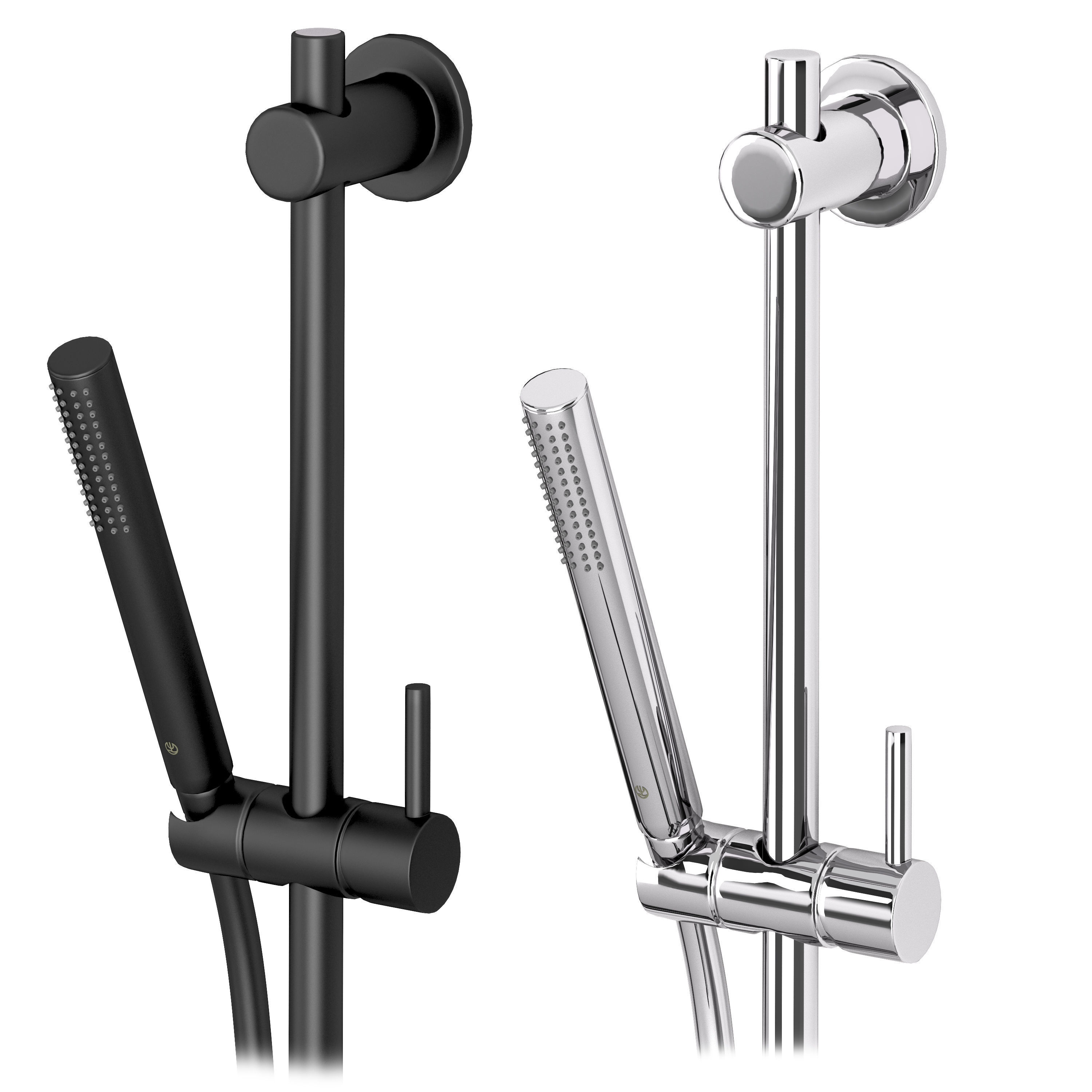 Kludi set 2 Bozz with adjustable watering can 3D model_12