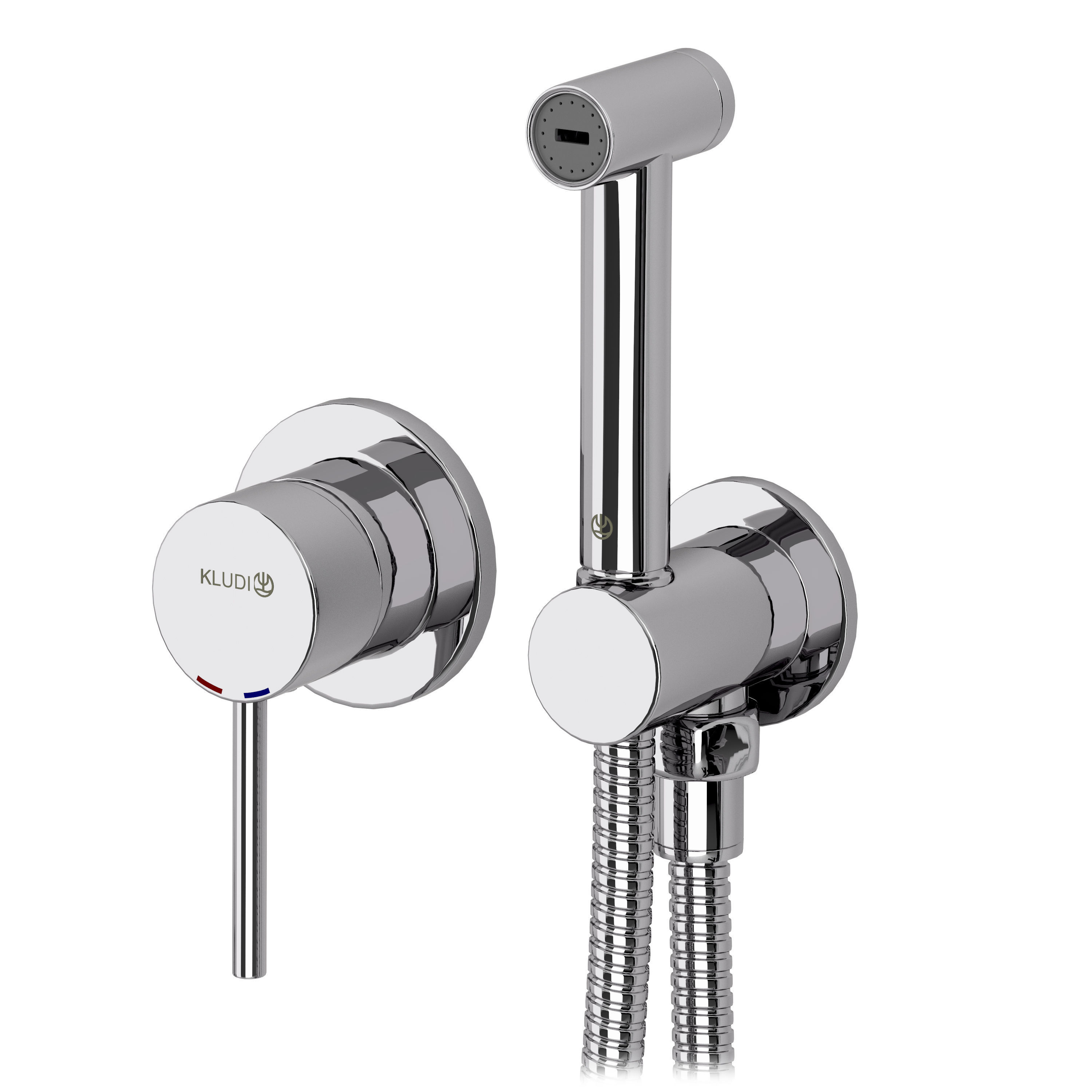 Kludi set 2 Bozz with adjustable watering can 3D model_3