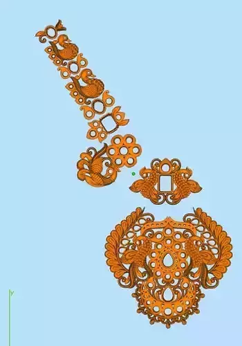 Hindu god temple Jewelry 200 to 250 total 289