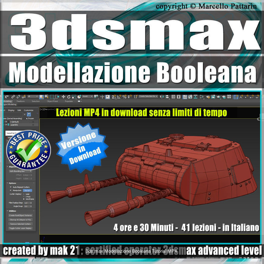 3ds max Modellazione Avanzata Plugin Tutorial MP4 3D Model Collection_28
