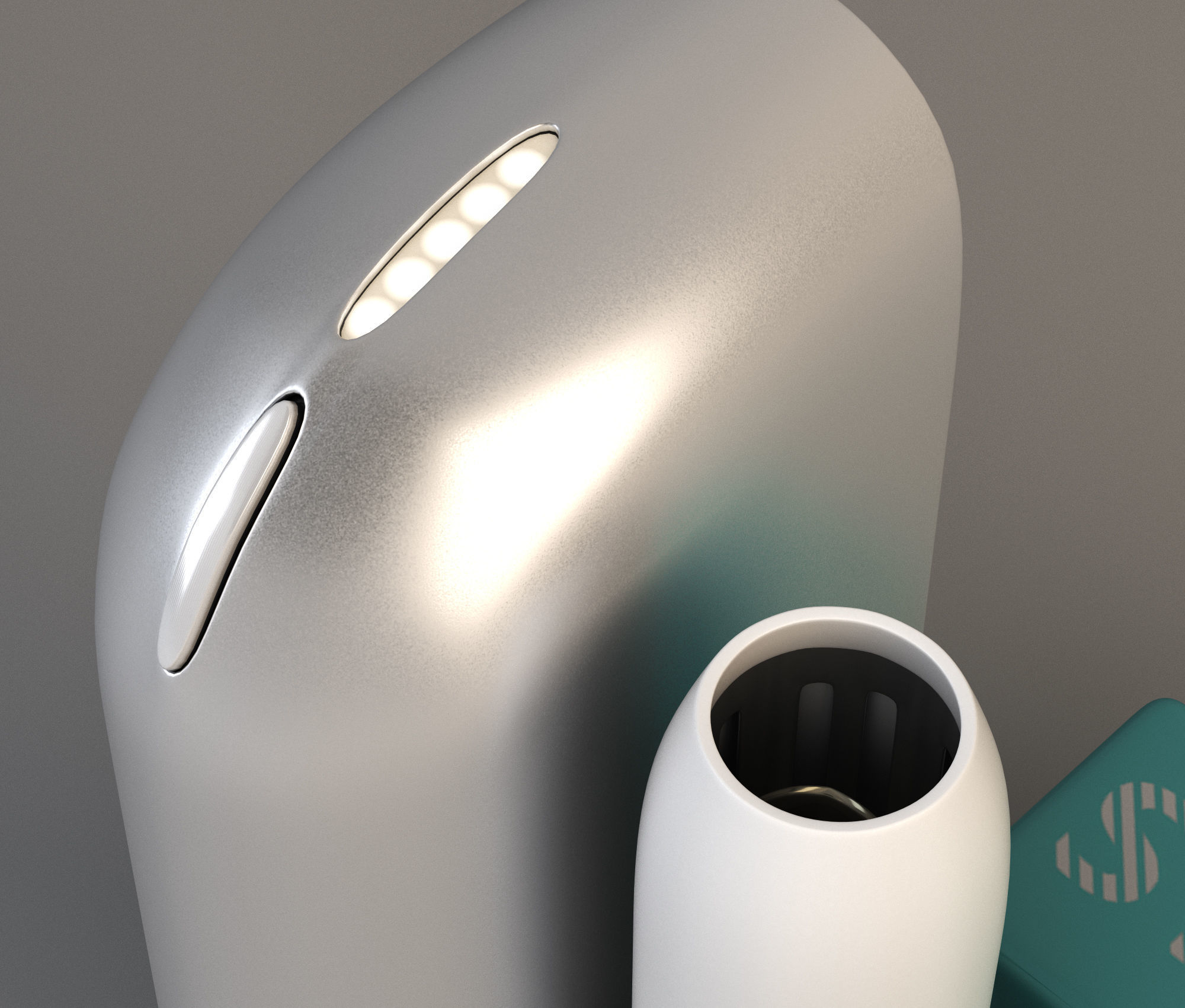 IQOS electronic cigarett Low-poly 3D model_4