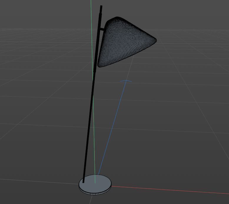 Bedroom interior design - sea view 3D model_16