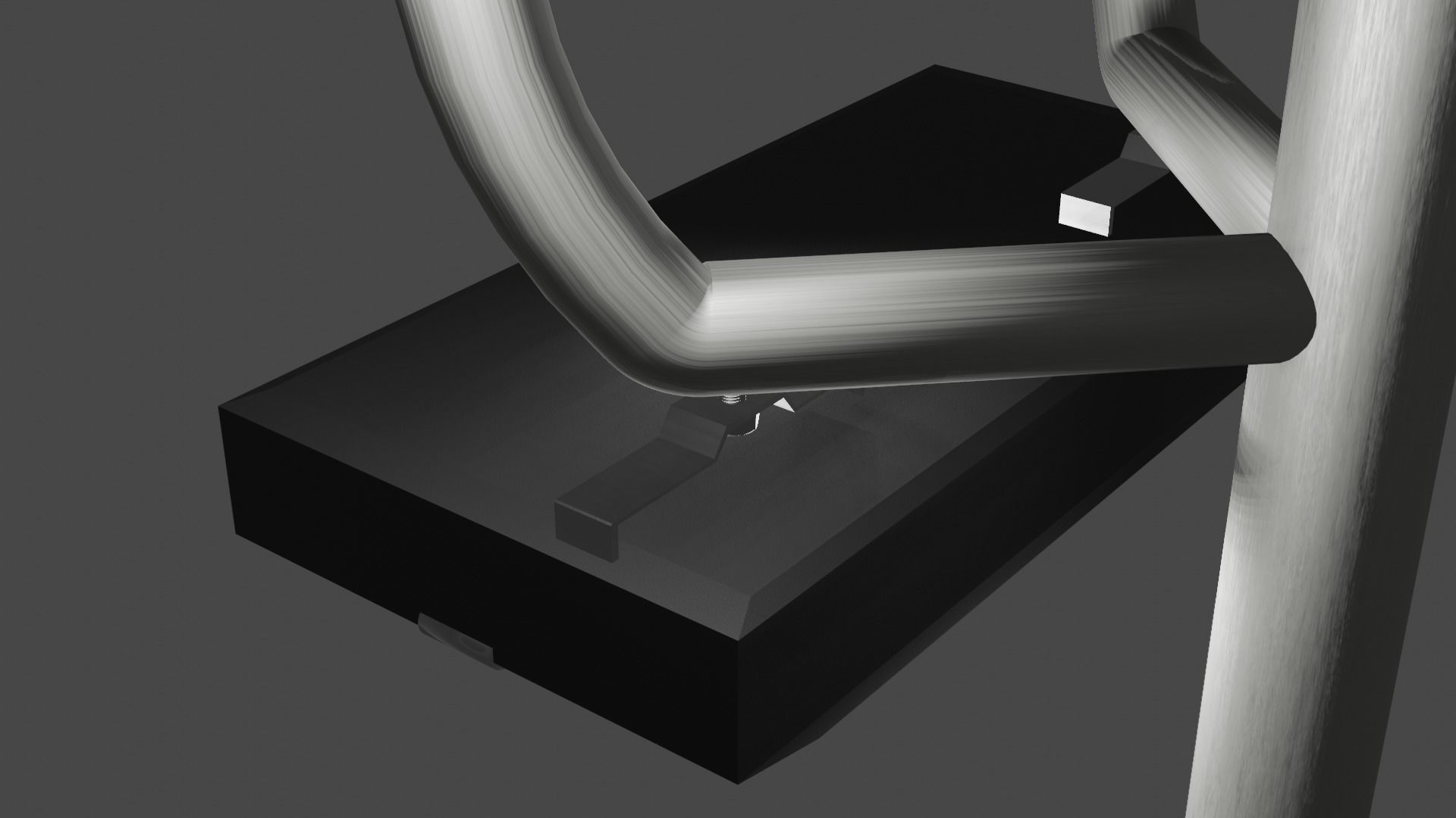 Street Light - Poste de Iluminacao Publica 3D model_5