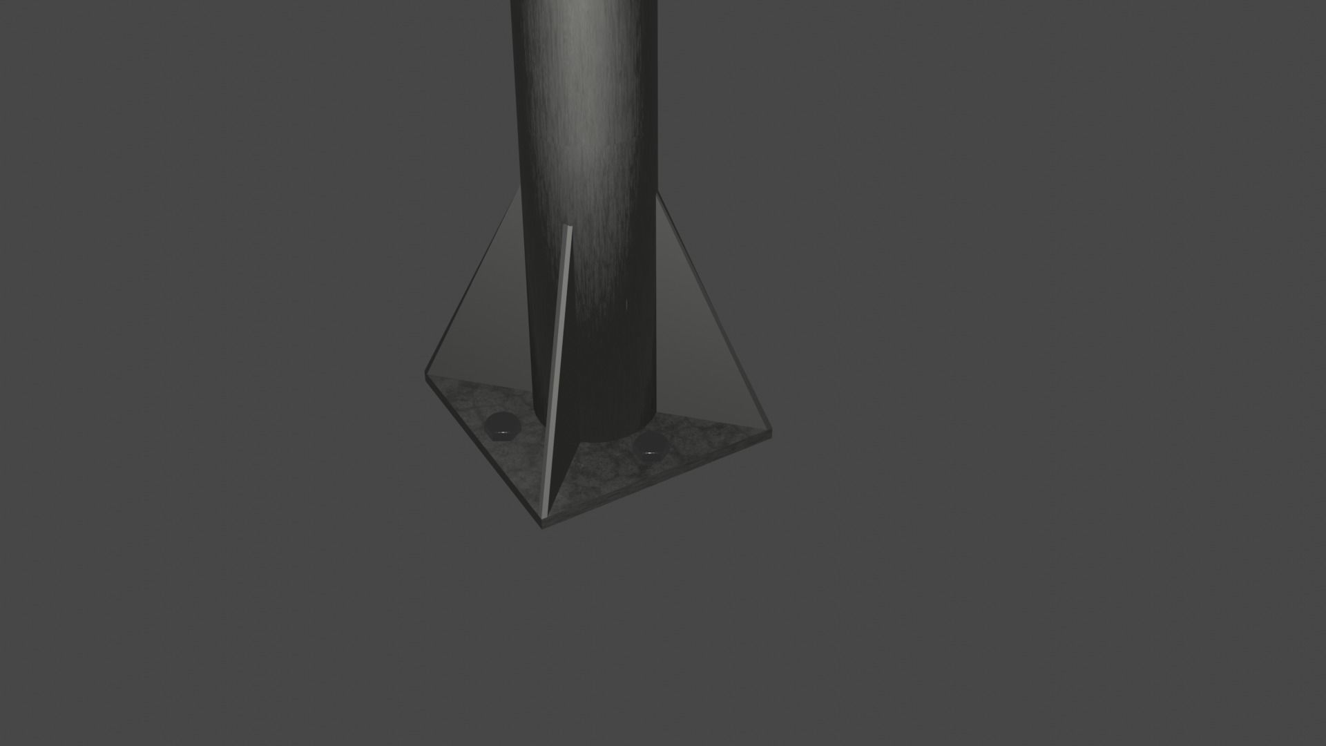 Street Light - Poste de Iluminacao Publica 3D model_6