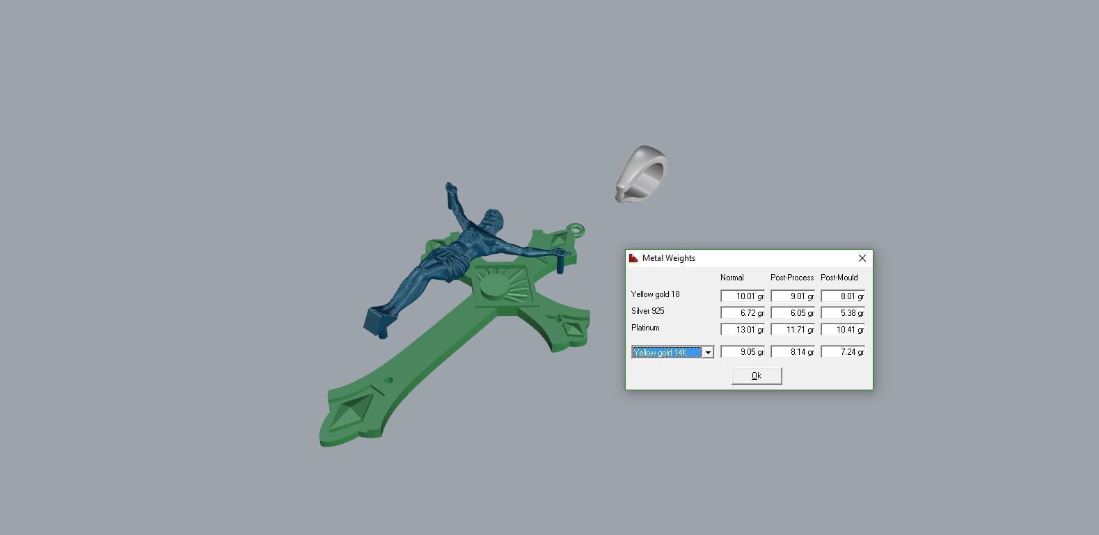 Jesus cross 1936 3D print model_3