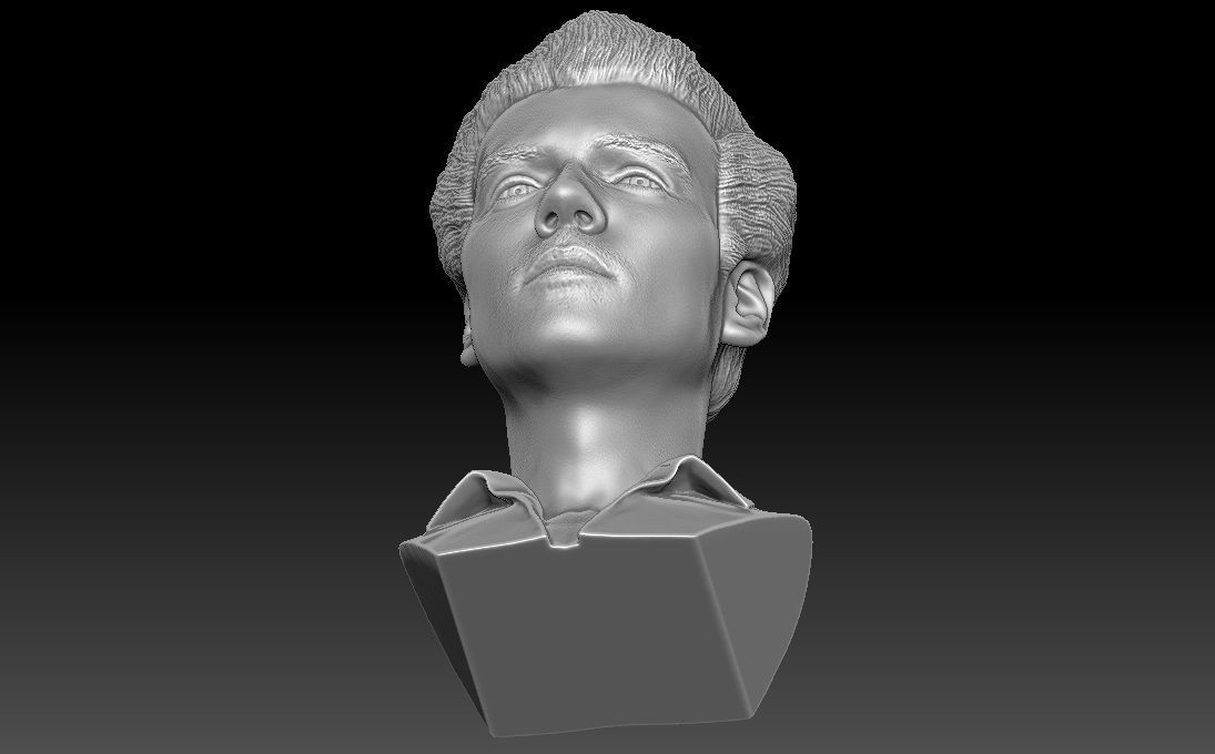 Harry Styles bust 3D printing ready stl obj formats 3D print model_24