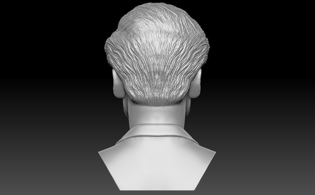 Harry Styles bust 3D printing ready stl obj formats 3D print model_11