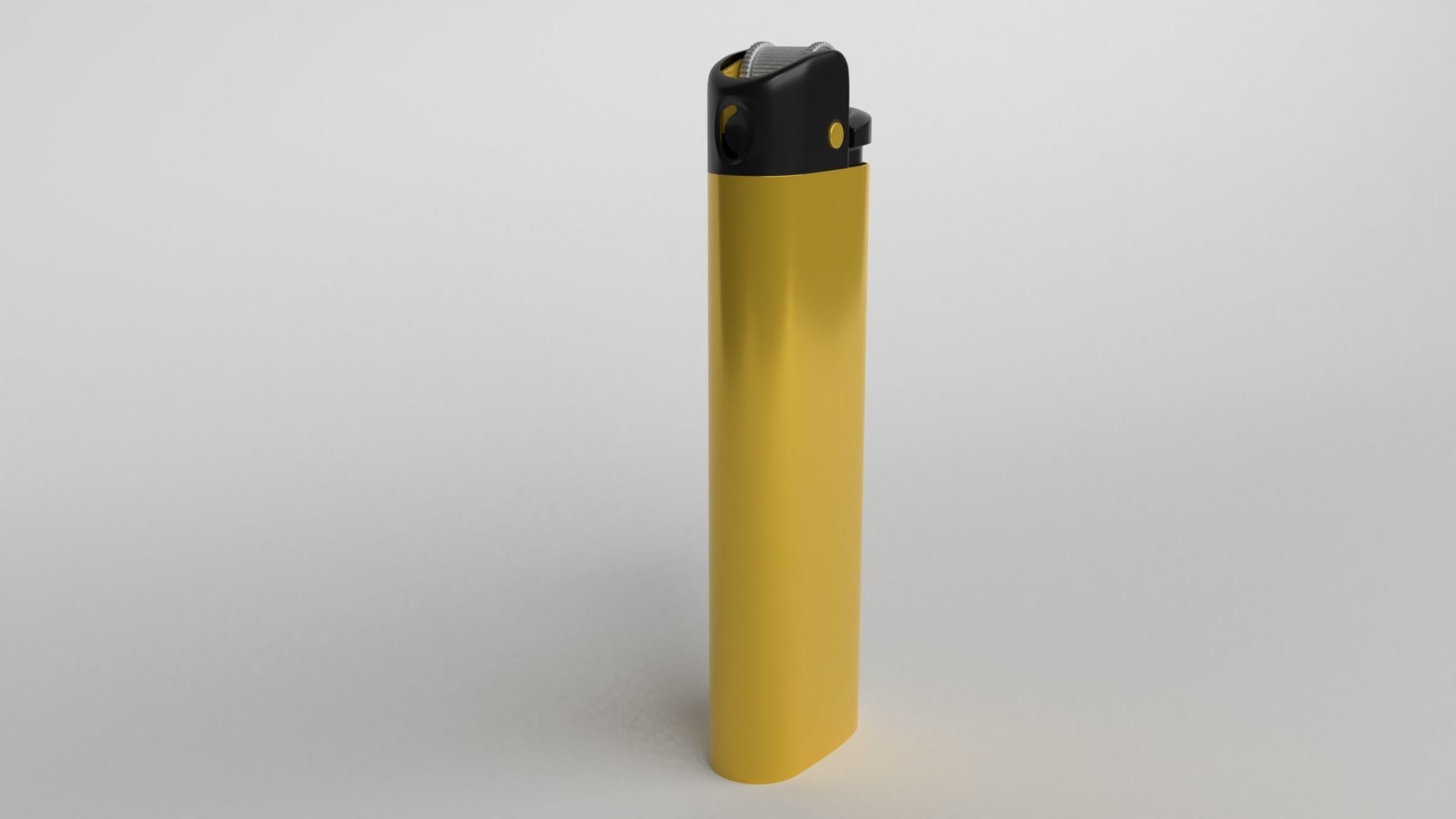 Gas Lighter 3D model_1