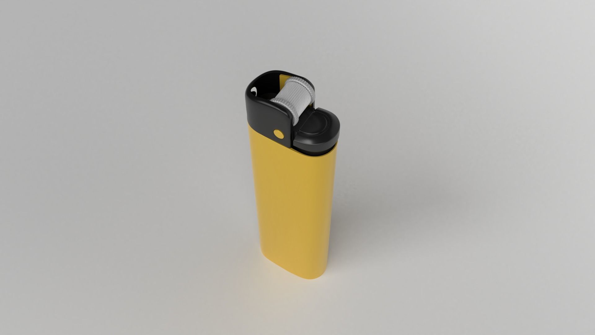 Gas Lighter 3D model_2