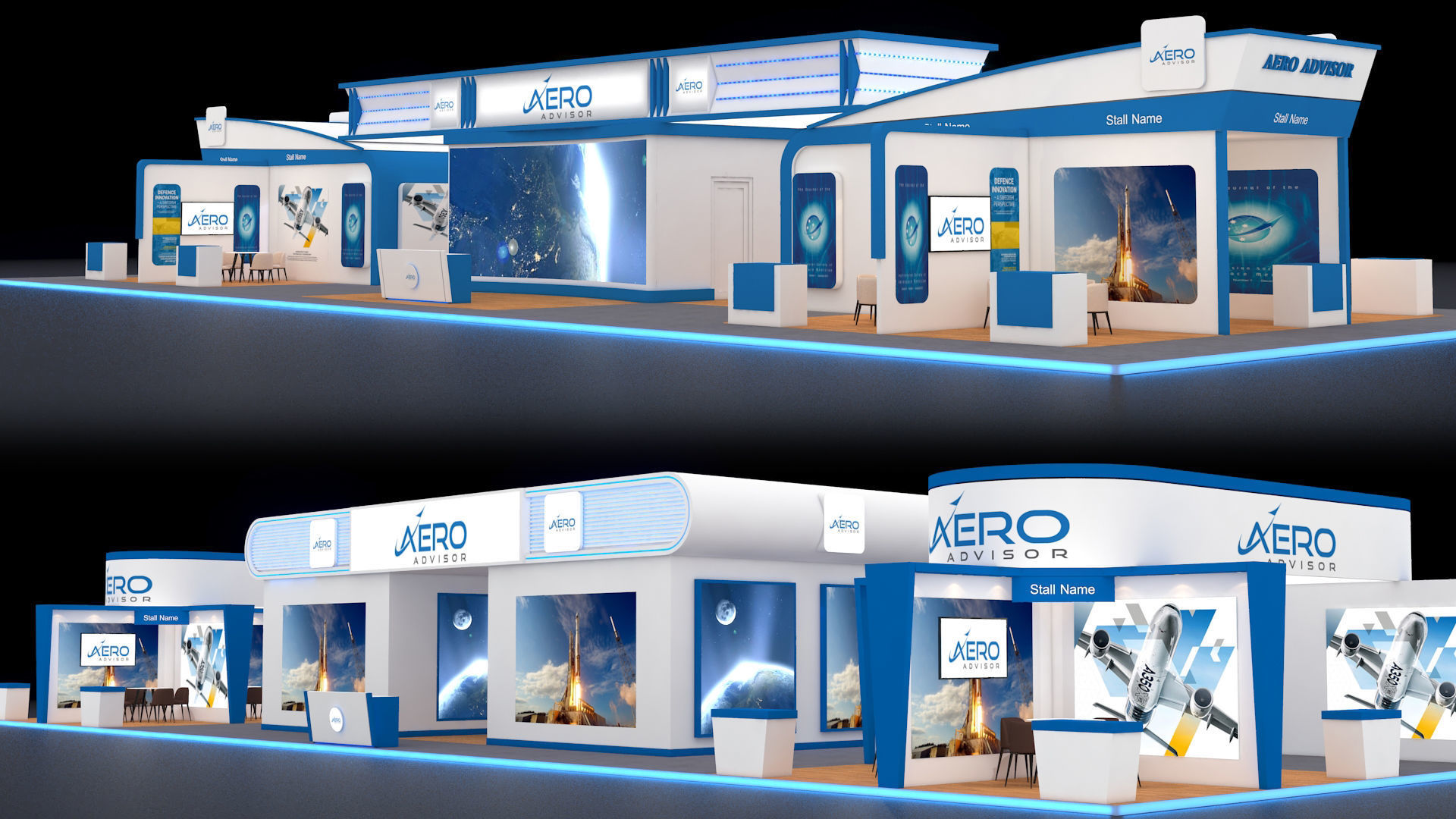 Exhibition Booth 3D model_5