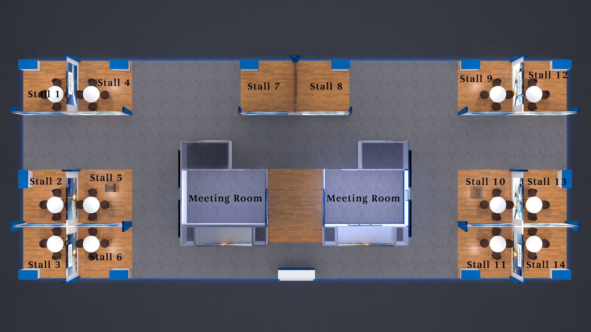 Exhibition Booth 3D model_19