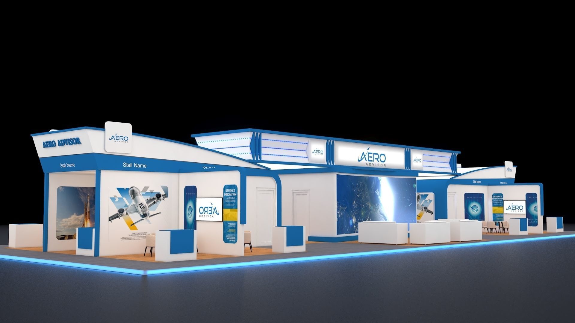 Exhibition Booth 3D model_6