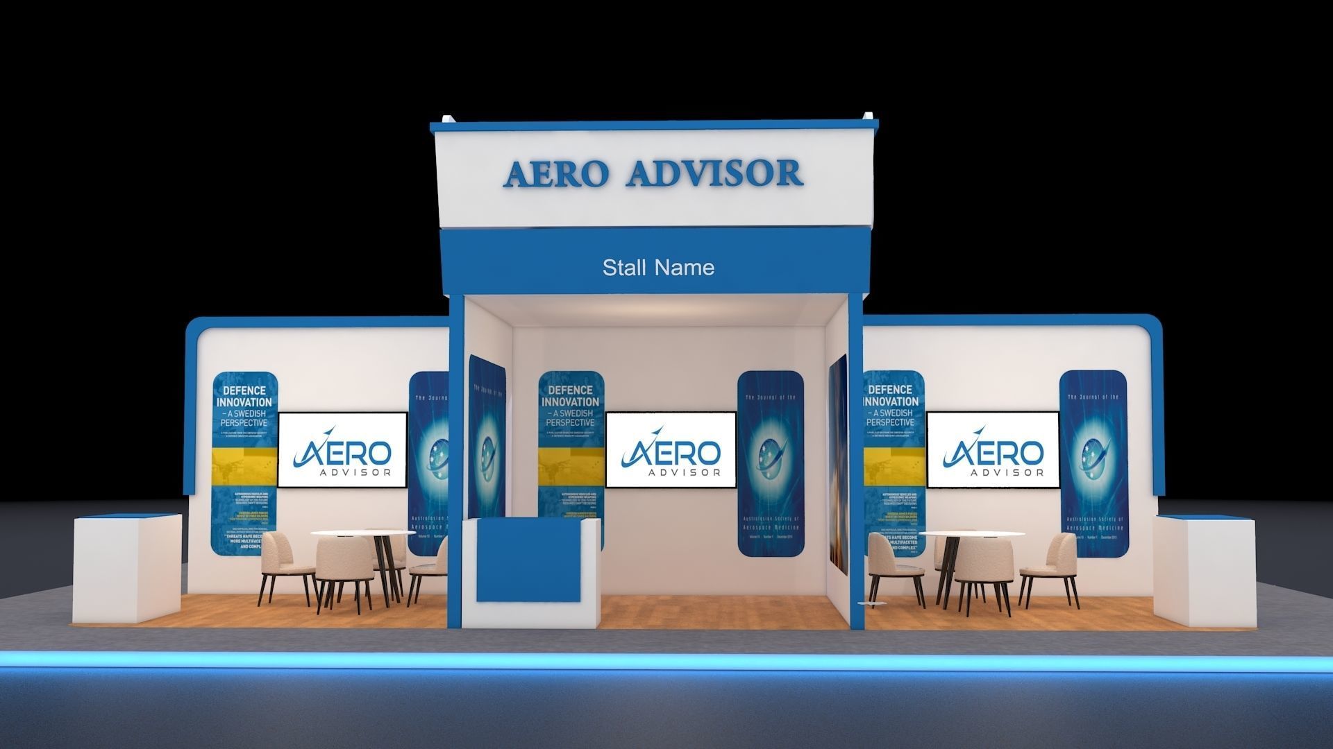 Exhibition Booth 3D model_17