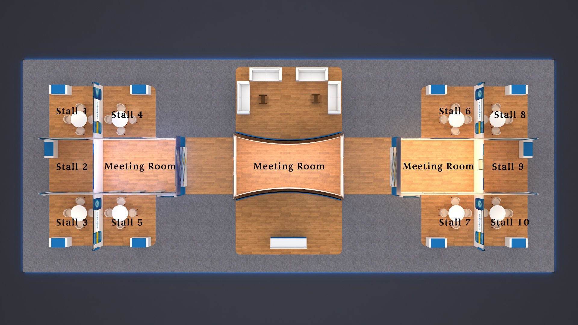 Exhibition Booth 3D model_18